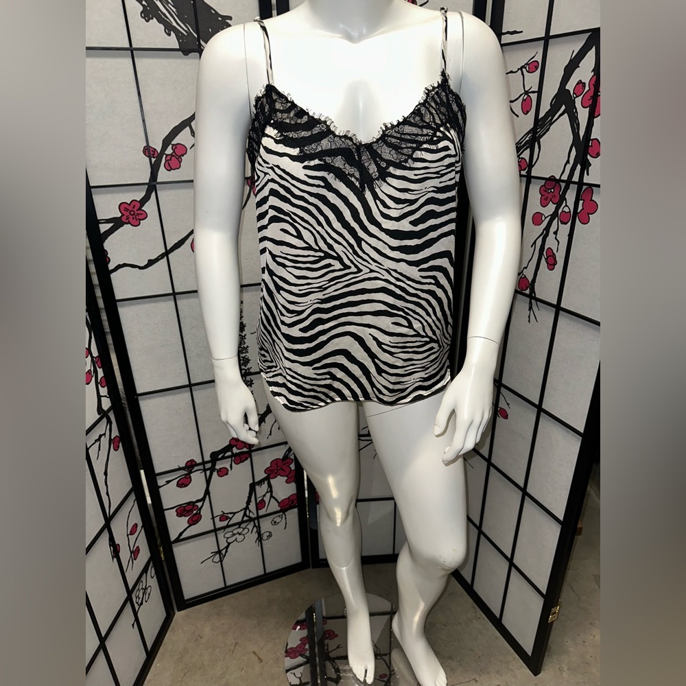 Satin Zebra camisole